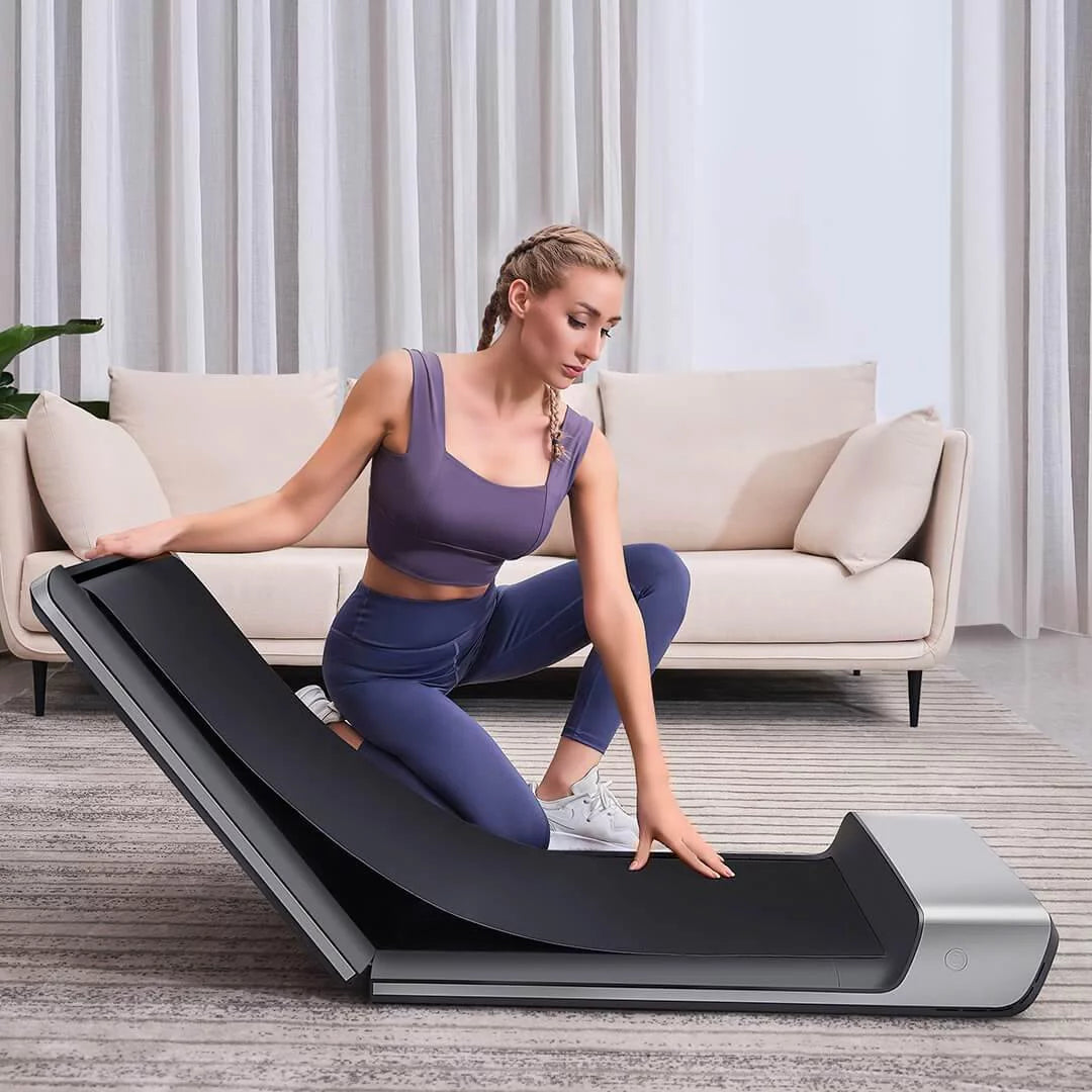 Folding Treadmill Grey 0.5-3.72MPH L644
