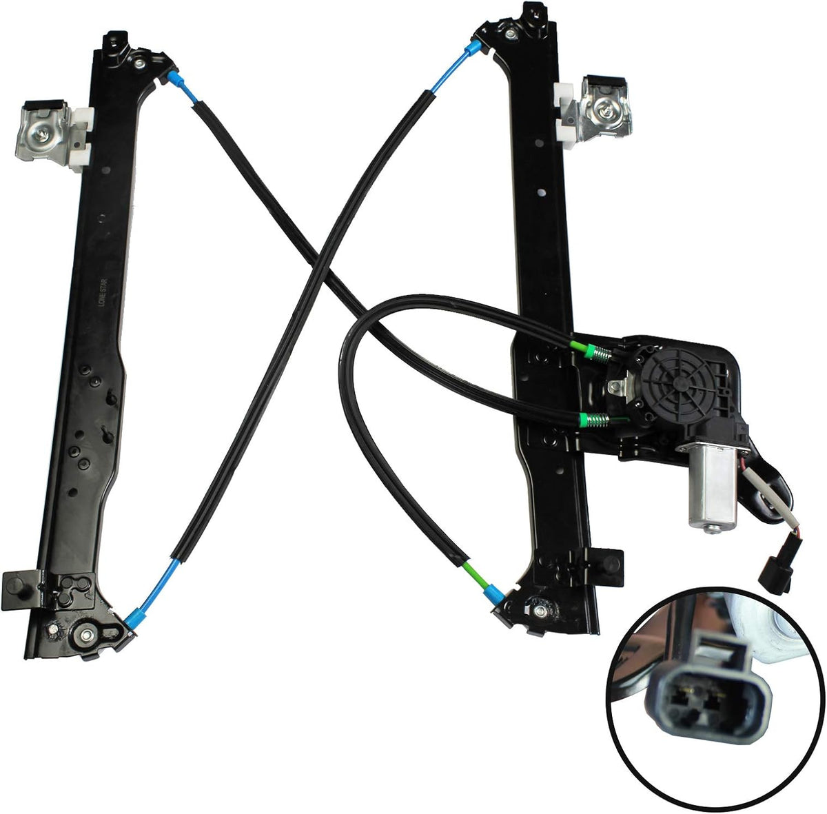 Rear Driver Side Power Window Regulator with Motor Assembly Pack of 2 A140