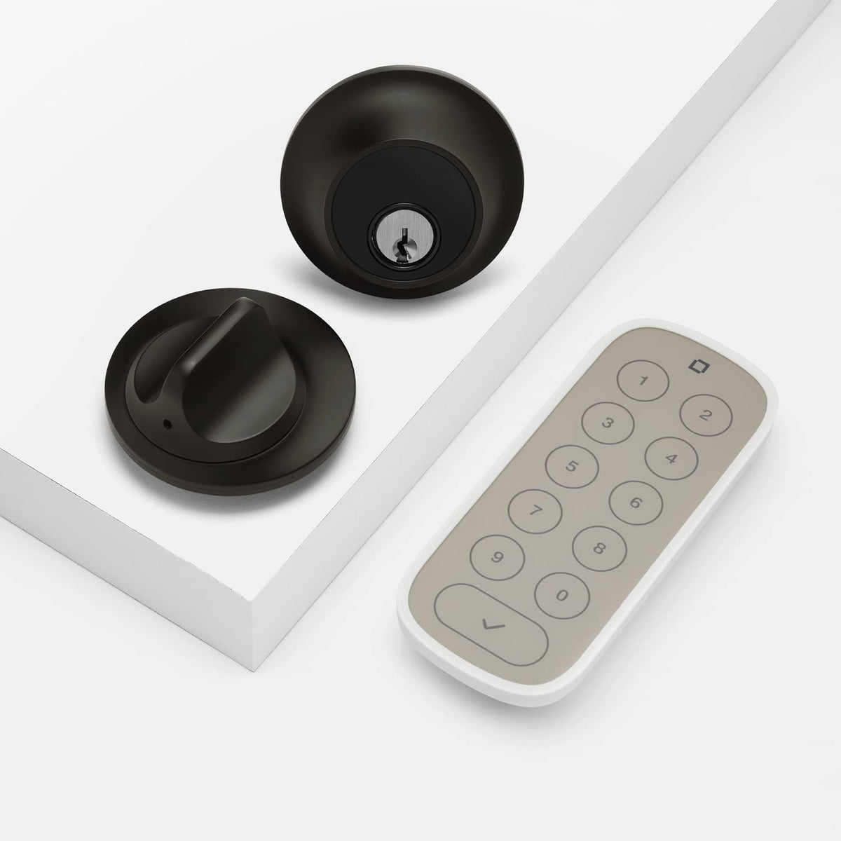 Matte Black Smart Lock with Keypad N9800