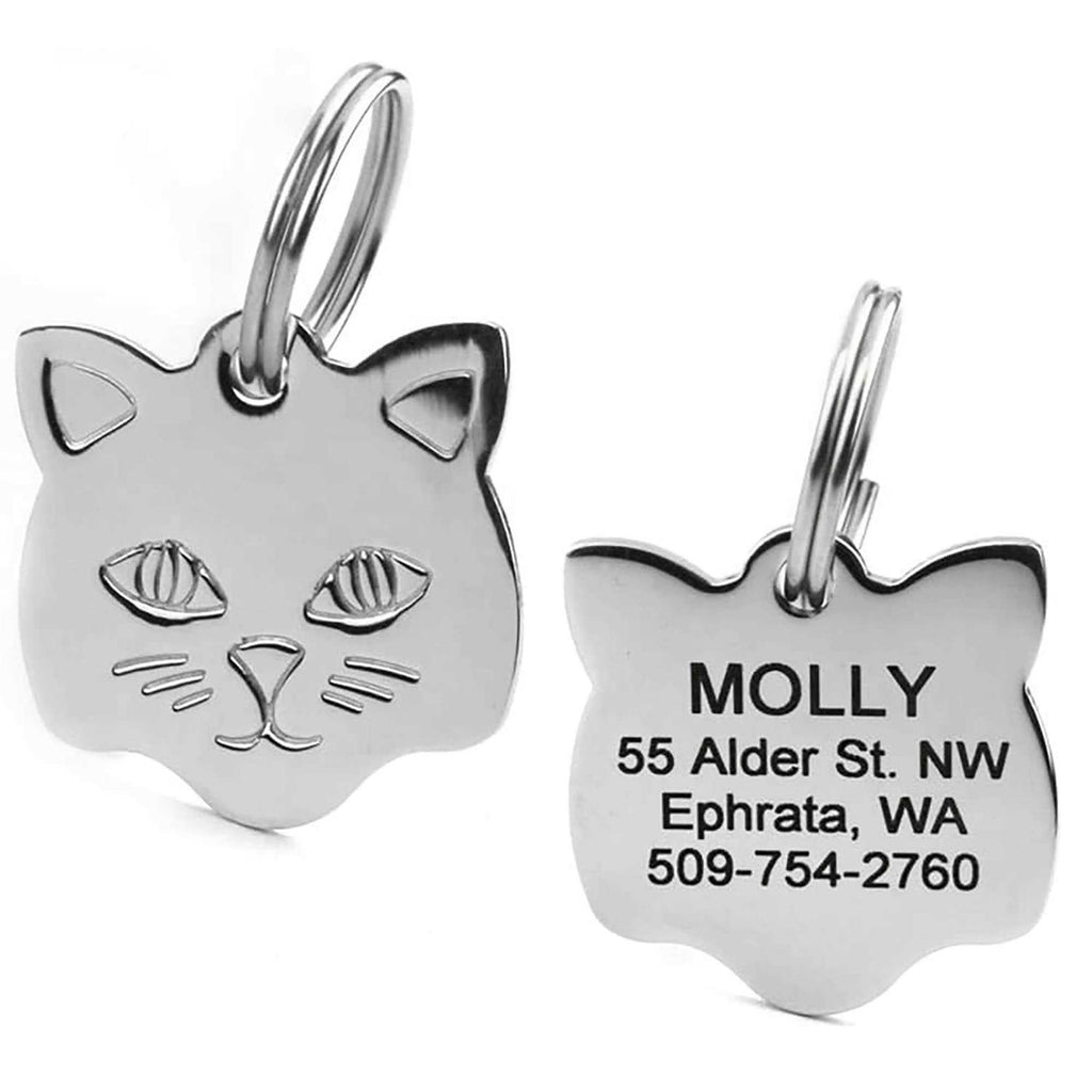 Stainless Steel Personalized Dog & Cat ID Tag Q4054
