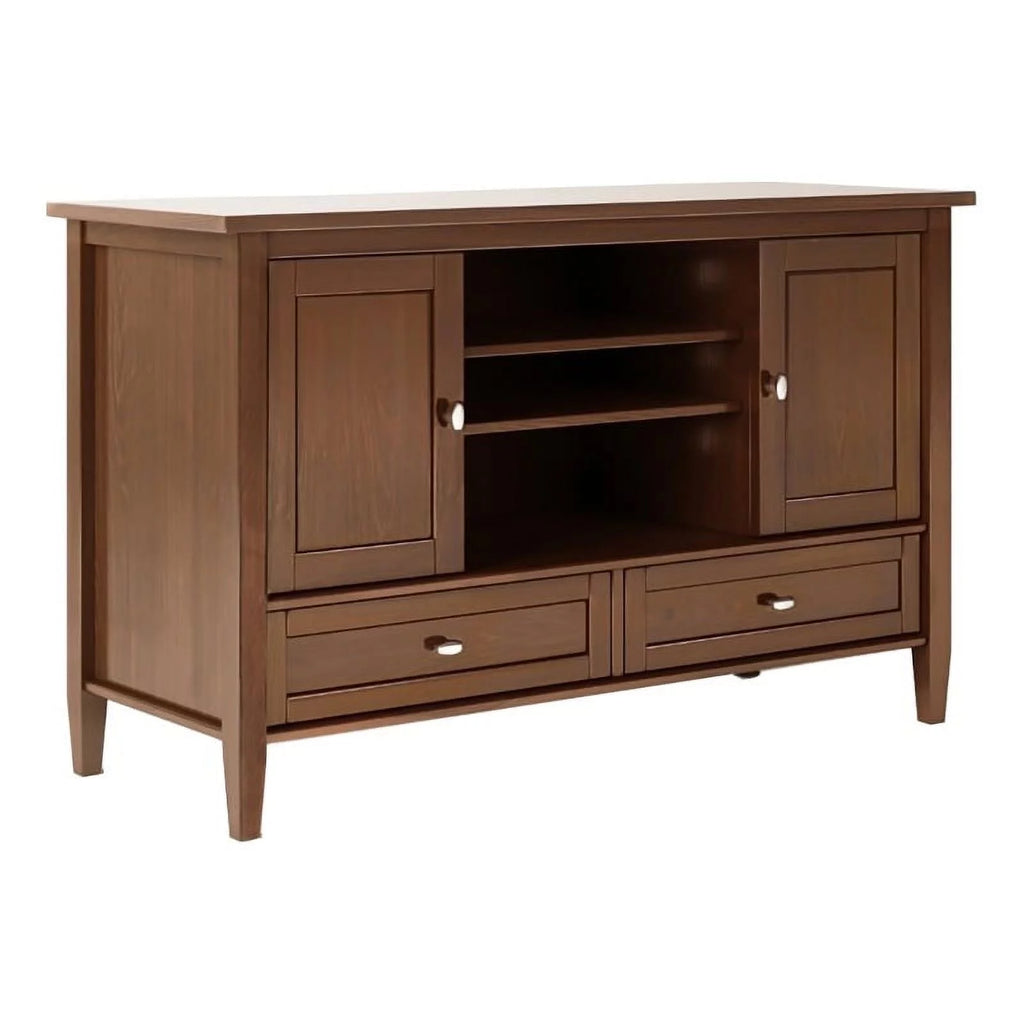 Rustic Wood TV Media Stand W89634