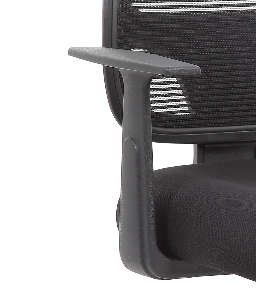Black Mesh Task Chair with Lumbar Support Y7134