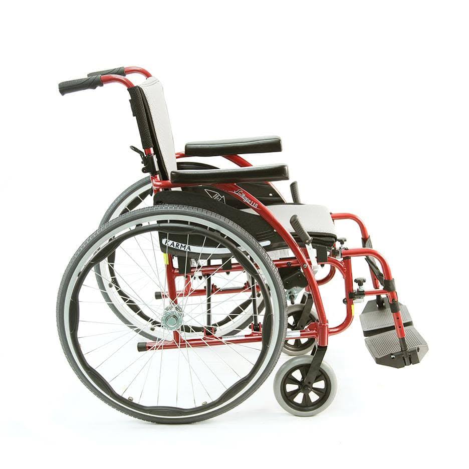 Lightweight Ergonomic Wheelchair with Silver Seat V99402