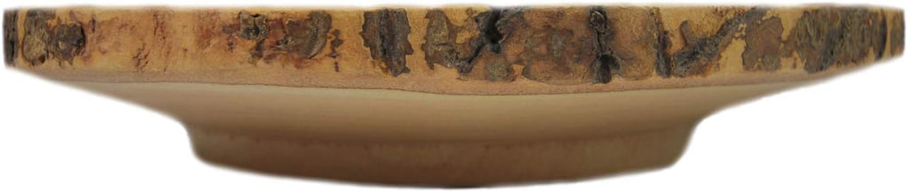 Circular Wood Cake and Pie Stand with Bark C548833