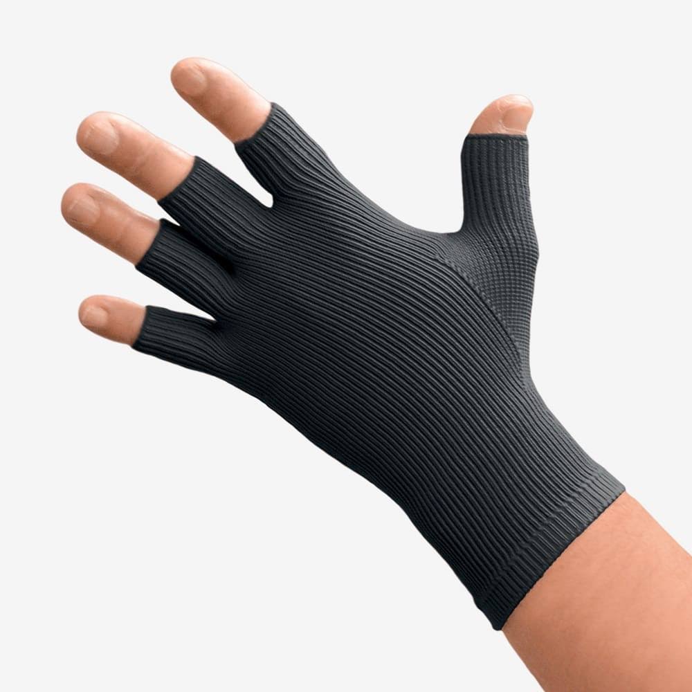 Beige Quarter Finger Compression Glove, Large X479