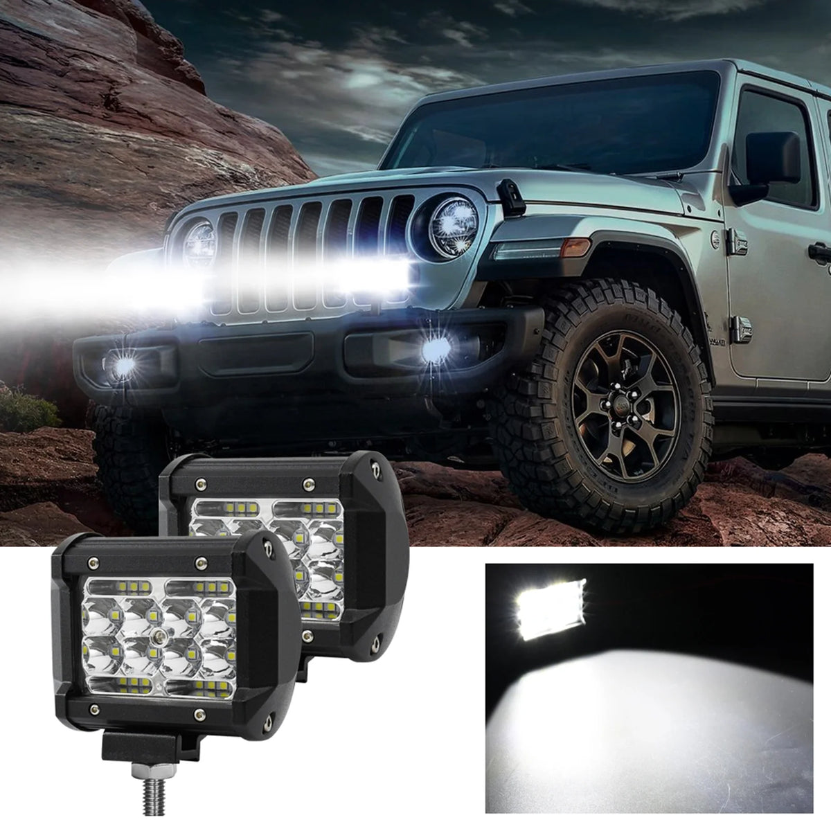 4 Inch Waterproof LED Driving Lights Q271
