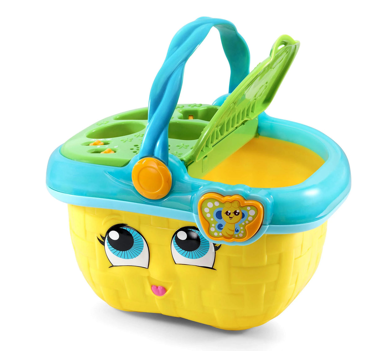 Yellow Shapes and Sharing Picnic Basket E9594