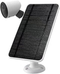 Solar Panel for Outdoor Security Camera with 13 FT Cable and Adjustable Wall Mount Z395