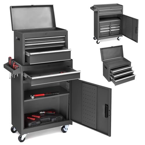 4 Drawer Rolling Tool Chest with Wheels and Lock N69143
